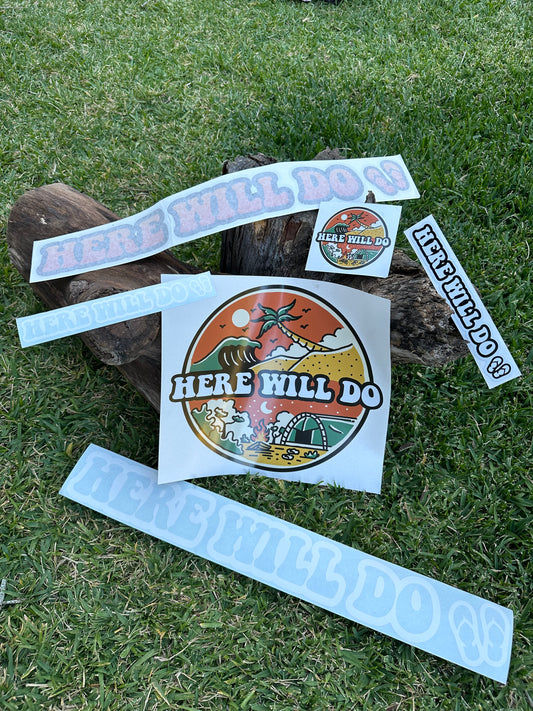 HWD Stickers and Windscreen Banners