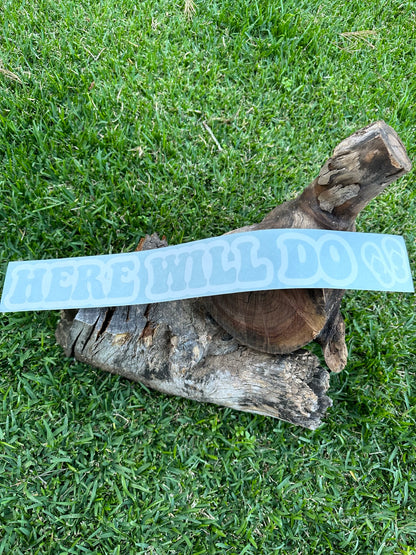 HWD Stickers and Windscreen Banners